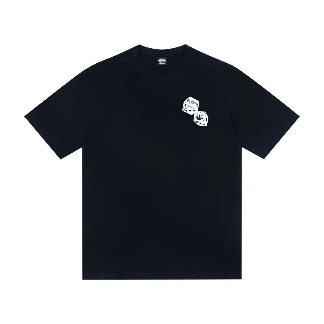 🔥 093# P55 （In Stock ） Stussy T Same Style ：Black White Size：S M L XL ： 260 ：